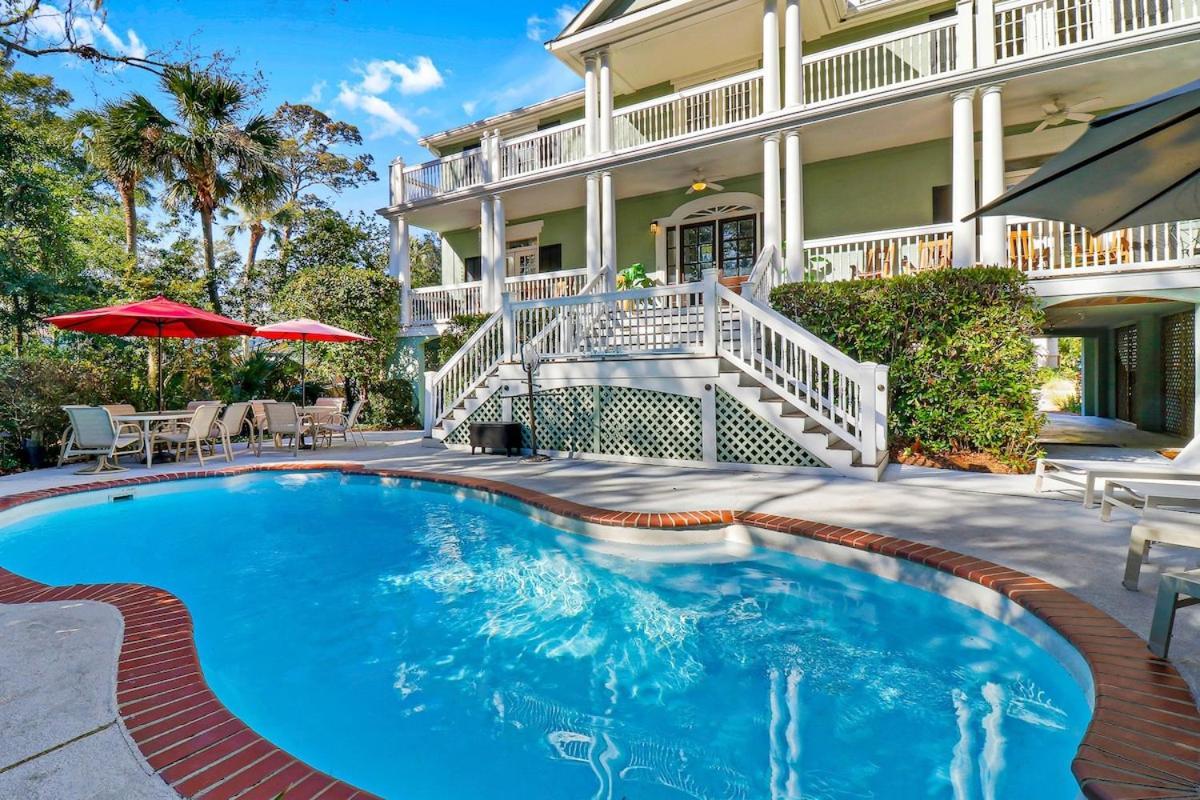 6 Bd 4 And One Half Bath Family Friendly Beach Home With Heated Pool Just A Block To The Beach Hilton Head Island Eksteriør bilde